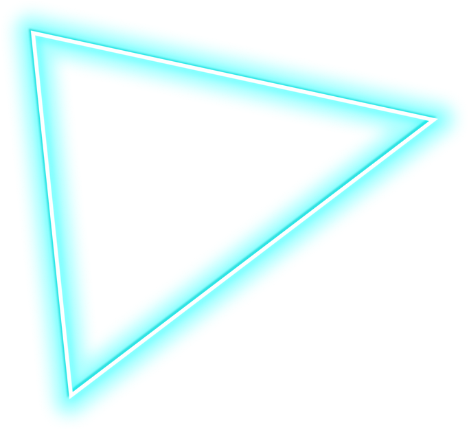 neon light triangle