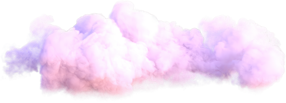 Realistic pink cloud.